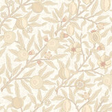 Fruit & Foliage Wallpaper - Parchment - by Hoopla Walls. Click for more details and a description.