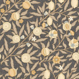 Fruit & Foliage Wallpaper - Coffee - by Hoopla Walls. Click for more details and a description.