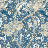 Cotswold Trail Wallpaper - Dark Denim - by Hoopla Walls
