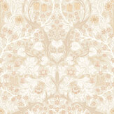 Blackthorn Damask Wallpaper - Linen Mix - by Hoopla Walls. Click for more details and a description.