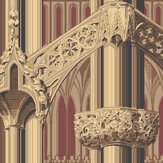 Gothic Wallpaper - Red - by Farrow & Ball