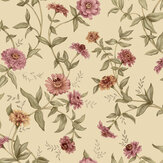 Papel pintado Zinnia - Amarillo mantecoso - de Boråstapeter. Haz clic para obtener más detalles y una descripción.