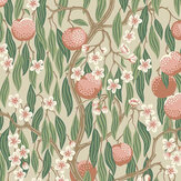 Persikoträd Wallpaper - Apricot - by Boråstapeter