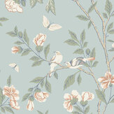 Papel pintado Sophia Magdalena - Azul pálido - de Boråstapeter. Haz clic para obtener más detalles y una descripción.