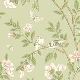 Papel pintado Sophia Magdalena - Verde pistacho - de Boråstapeter. Haz clic para obtener más detalles y una descripción.