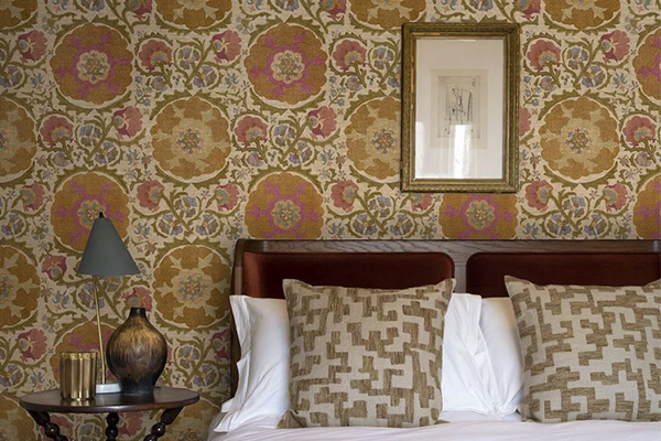 Dante Wallpaper - Paprika - by Sidney Paul & Co