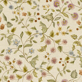 Fleur Wallpaper - Rainbow - by Sidney Paul & Co