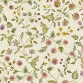 Fleur Wallpaper - Pink - by Sidney Paul & Co