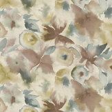 Flores - wall panel Mural - Rosewood / Julip / Atlantic - by Harlequin