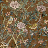 Jardiniere Wallpaper - Bronze - by Sidney Paul & Co