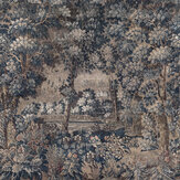 Guinevere Mural - Blue - by Sidney Paul & Co