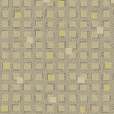 Tesserae Wallpaper - Gold & Pewter - by Cole & Son
