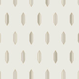 Inlay Wallpaper - Shell & Gold on Vanilla - by Cole & Son