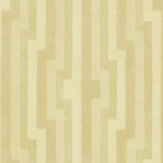 Diamond Maze Wallpaper - Naples Yellow - by Cole & Son