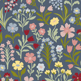 Pretty Meadow Wallpaper - Blue / Green - by Arthouse. Click for more details and a description.