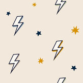 Bolt Wallpaper - Cream - by Arthouse