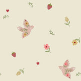 Summer Festival Wallpaper - Cream / Blush - by Arthouse