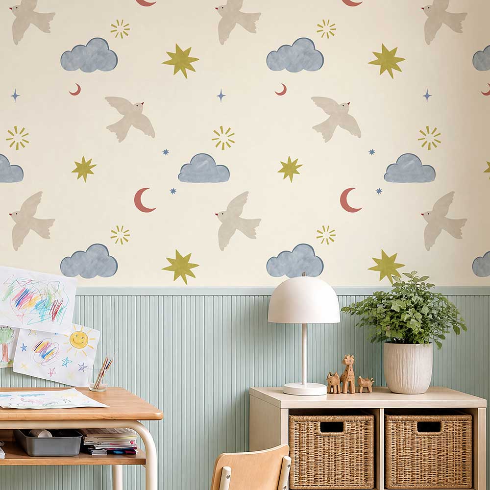 Evening Chorus Wallpaper - Multi-coloured - by Arthouse
