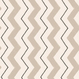 Blitzen Stripe Wallpaper - Beige / Black - by Arthouse