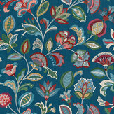 Chintz Wallpaper - Indigo - by Coordonne. Click for more details and a description.