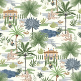 Country House Garden Wallpaper - by Joules