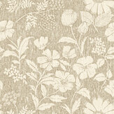 Wild Meadow Wallpaper - Barley - by George & Minnie. Click for more details and a description.