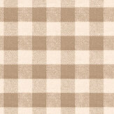 Checkmate Wallpaper - Barley - by George & Minnie