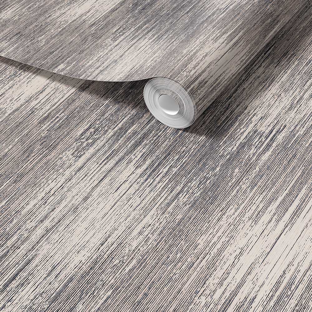 Huttoll by Esselle Home - Charcoal - Wallpaper : Wallpaper Direct